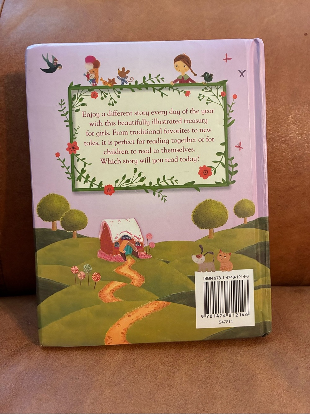 365 Stories and Rhymes for Girls - Pink Illustrated Hardcover - Picture 2 of 7